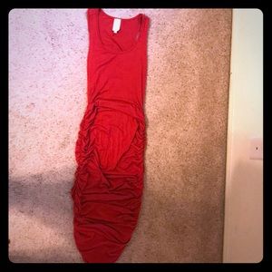 Below the knees fitted tank dress.